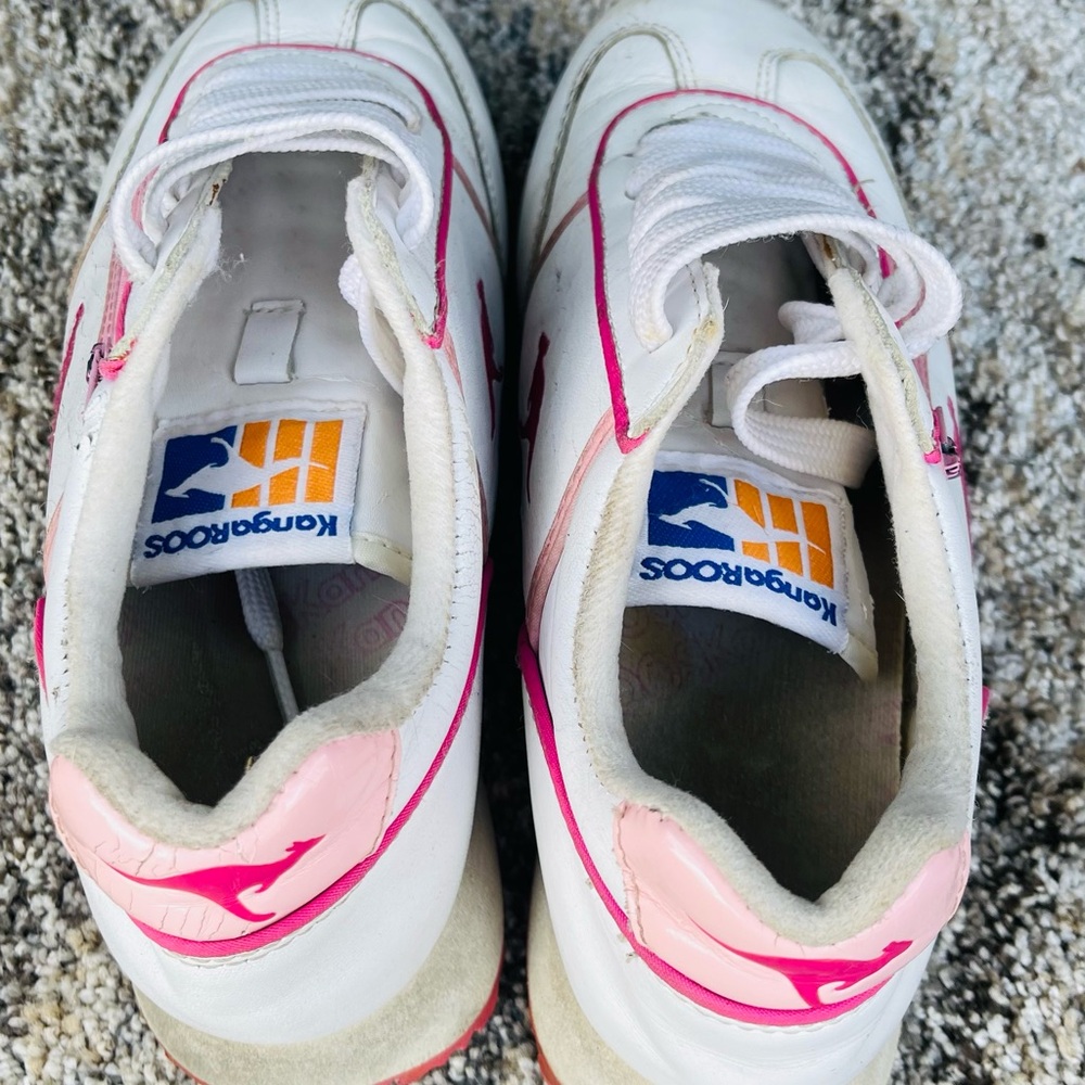 kangaROOS VINTAGE White and Pink RAVE CLUB - Picture 5 of 11